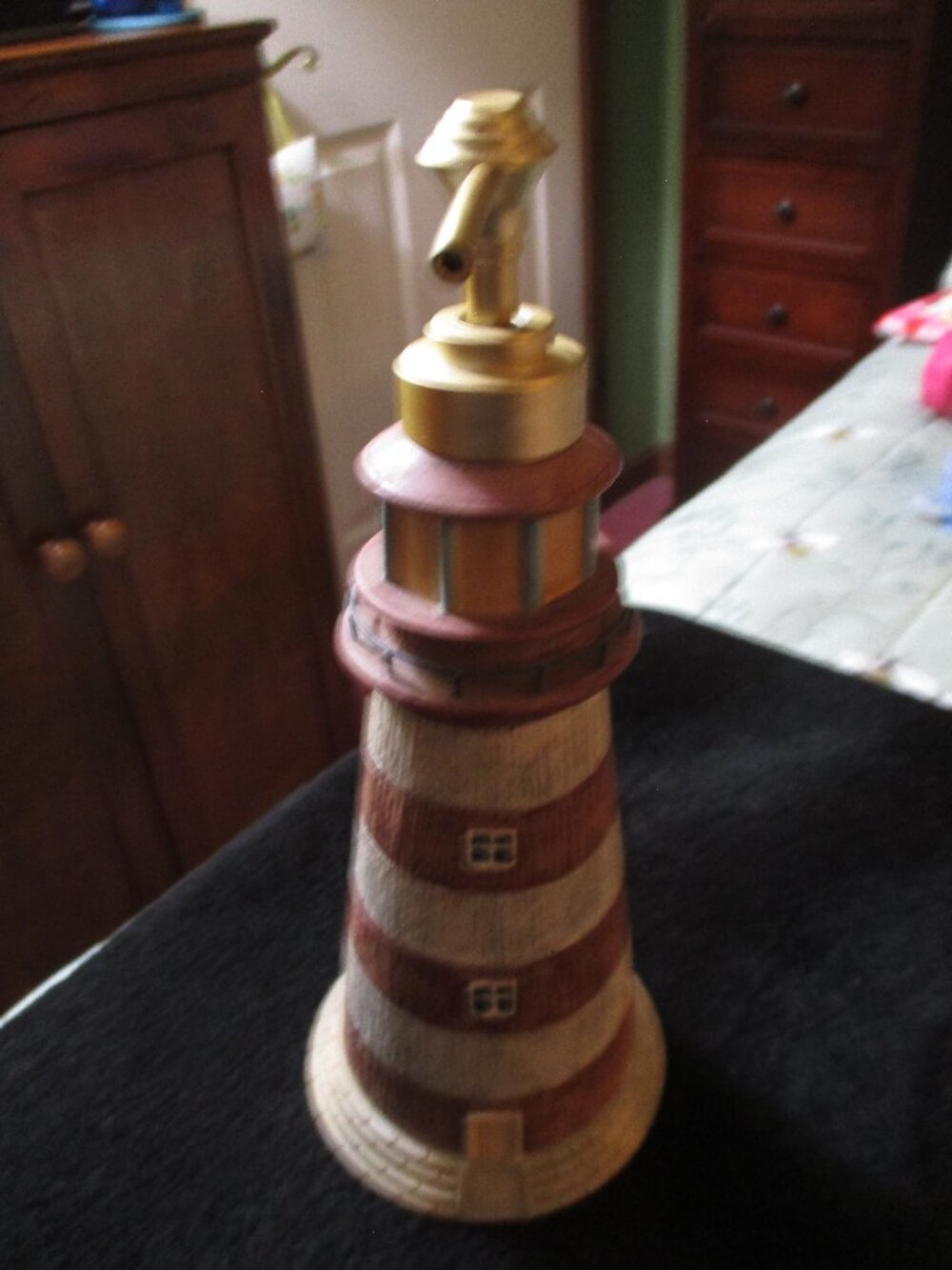 Paul Brent Resin Lighthouse Lotion/Soap Pump